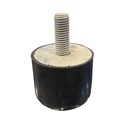 Starke Crane Bumper, Rubber, 2 3/16" Long, Black 600-50036